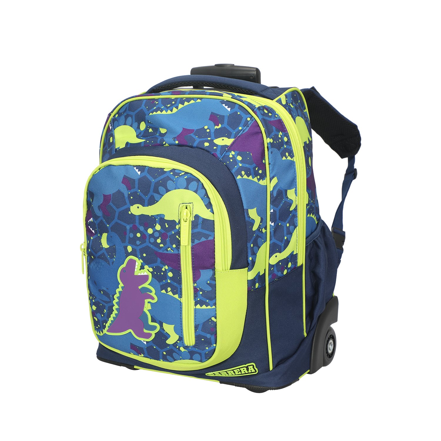 Carrera Trolley Scuola Bambino Race Blu/Nero - 2 in 1 Zaino - Ruote Anti- Rumore - Lt 35 - Barra Regolabile in Due Altezze - Perfetto per Scuola e Viaggio
