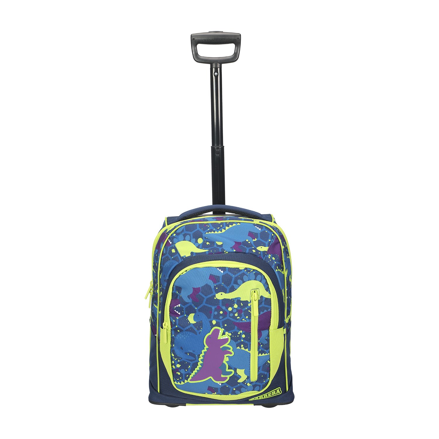 Carrera Trolley Scuola Bambina HeartBeat Fucsia - 2 in 1 Zaino - Ruote Anti- Rumore - Lt 35 - Barra Regolabile in Due Altezze - Perfetto per Scuola e Viaggio